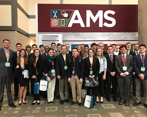 Students at AMS Annual Meeting