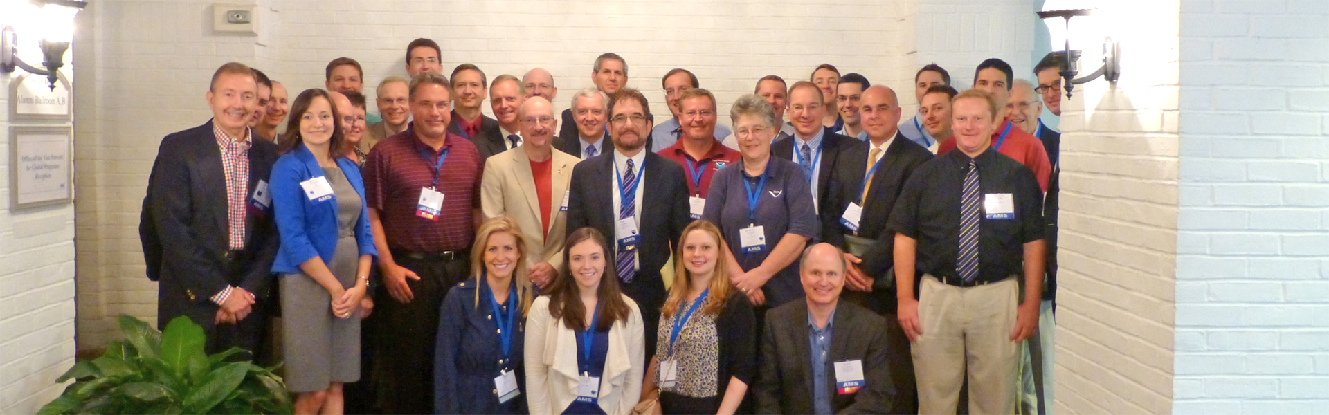 Group of Meteorology alumni at the Annual AMS Meeting